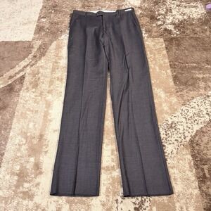 Jos. A. Bank 1905 Dress Pant Mens 34R Dark Gray Suit Separate Unhemmed Wool